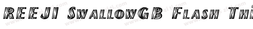 REEJI SwallowGB Flash Thin字体转换